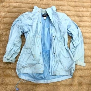Sky Blue Windbreaker Jacket Mesh Lined